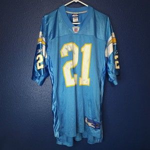 Reebok San Diego Chargers LaDanian Tomlinson #21 Jersey Mens Large Blue Mesh NFL